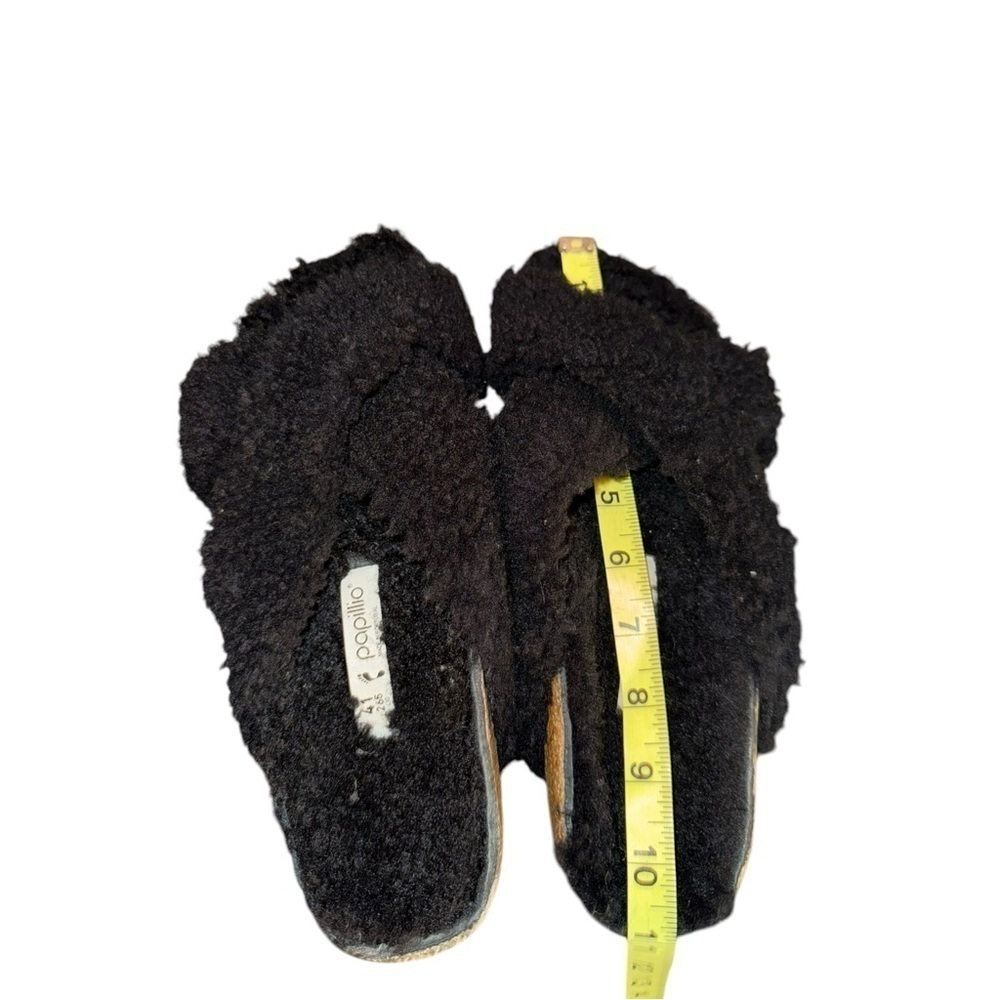 Birkenstock Papillio Daytona Teddy Shearling Platform Sandals Black festival - Picture 15 of 17
